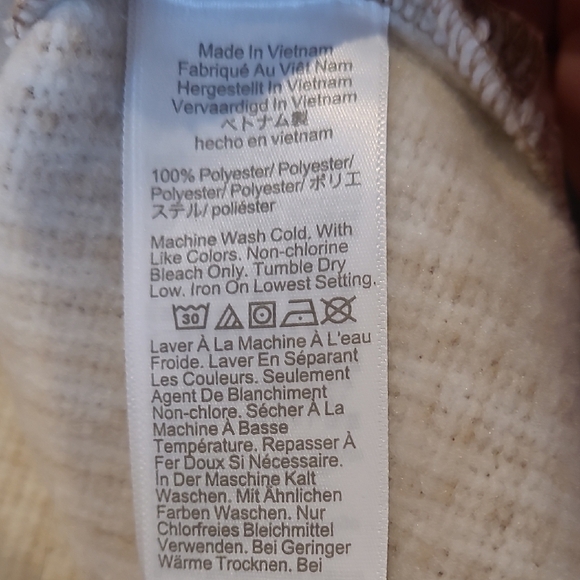 J Crew Cream Chunky Knit Turtleneck Sweater Size M - Picture 7 of 8